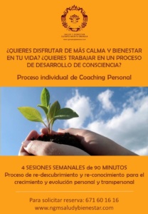 Proceso individual Coaching Personal. NGM Salud y Bienestar Nuria Gomar Mirallave. Torrente y Valencia Ciudad.