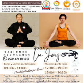 Práctica de Yoga Tibetano de la Salud Lu Jong, método y linaje Tulku Lobsang.