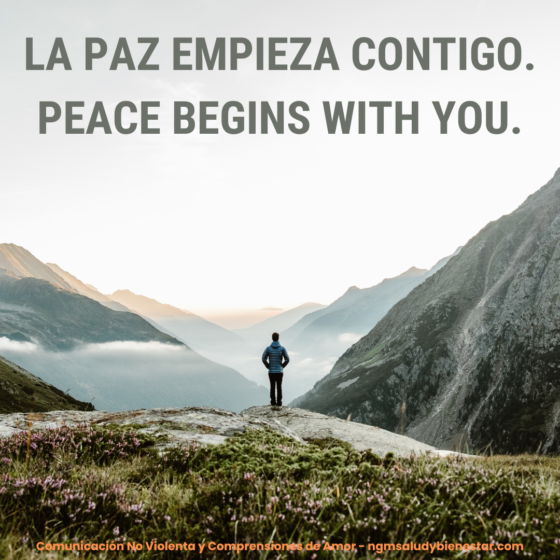 La Paz empieza contigo.